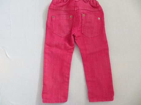 Bordové rifľové nohavice, benetton,92