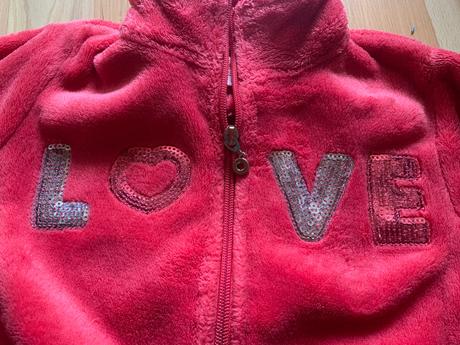 Chlpatá mikina - bundička, 104