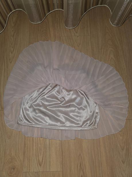 Mušelínová plisovaná sukňa 134/140, h&m,134