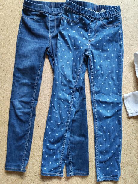 Sada 3 ks dzinsovych legin h&m, h&m,128