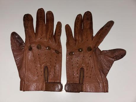 Kožené rukavice, s