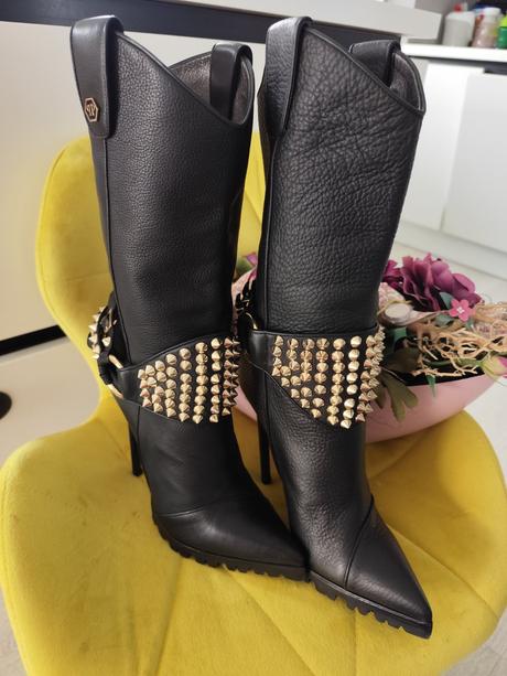 Philipp plein kožené cizmy, armani,39
