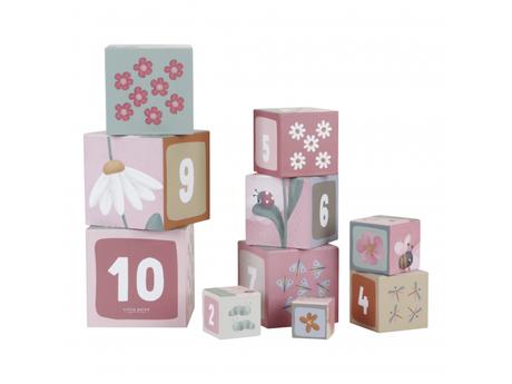 Little dutch kocky komín 10 ks kvety a motýle, 