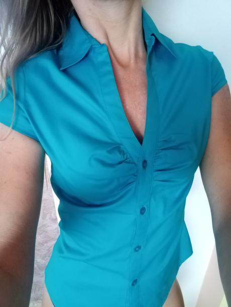 Košeľa tyrkysová, terranova,s