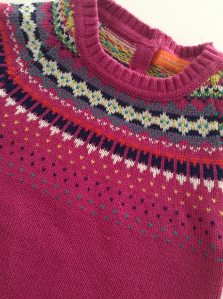 Pletené šaty, topolino,80