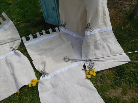 Tkané platno závesy,, 