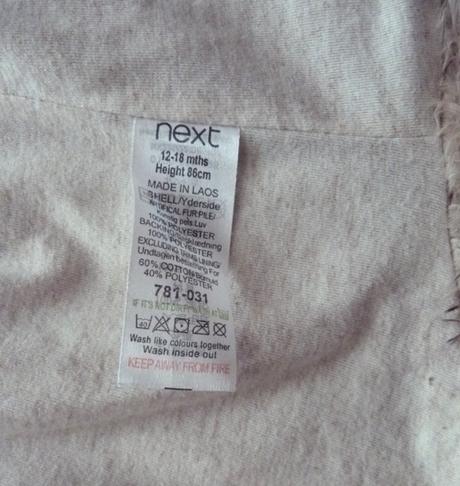 Štýlová kožušinková leo vesta next, pc 35 eur, next,86