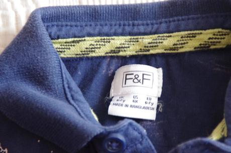 Tričko s golierom, f&g,122