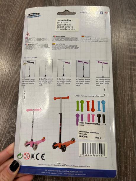 Micro - nový klaksón tyrkysovy,