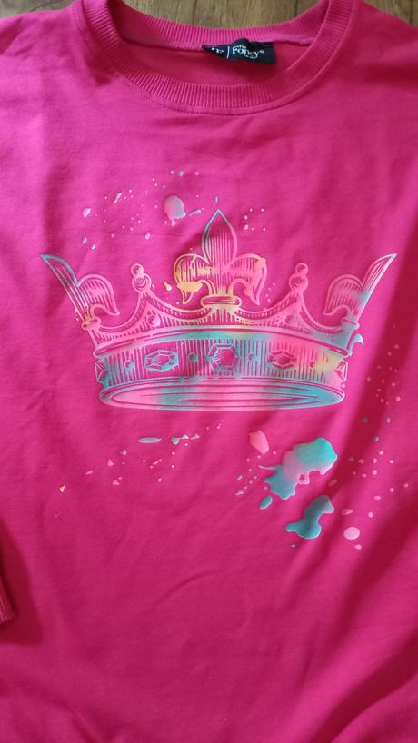 Krásna cyklámenová kvalitná mikina veľ.40, 40