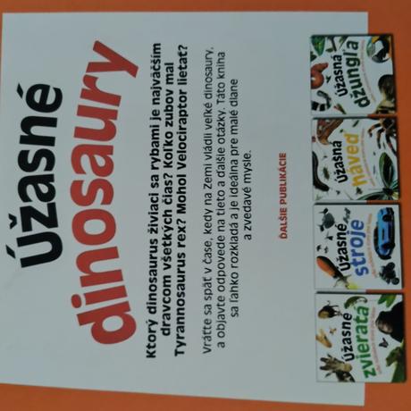 Kniha - dinosaury, 
