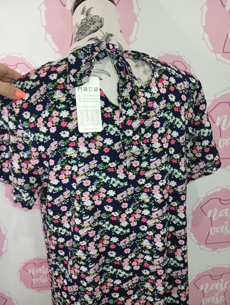 Nové kvietkované šaty letné, 44