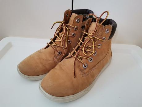 Členkové celokožené topánky, timberland,37