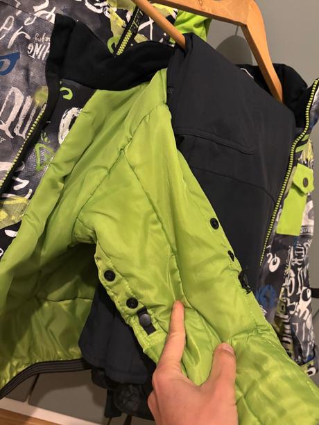 Lyziarsky komplet quicksilver rastuci 122-128, quiksilver,122