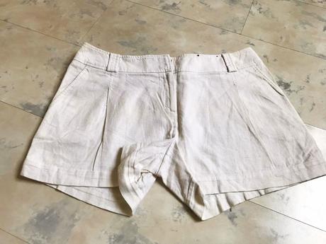 Ľanové šortky, f&f,38