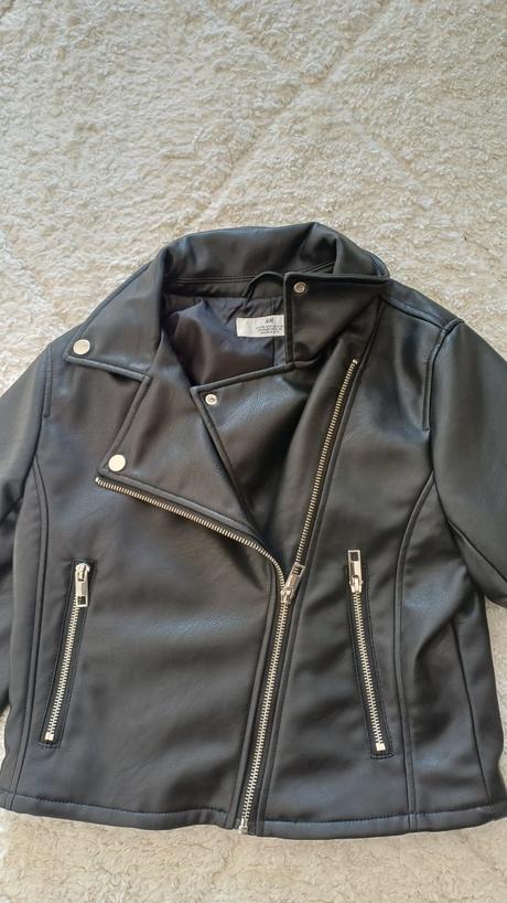 Kožená bunda, h&m,158