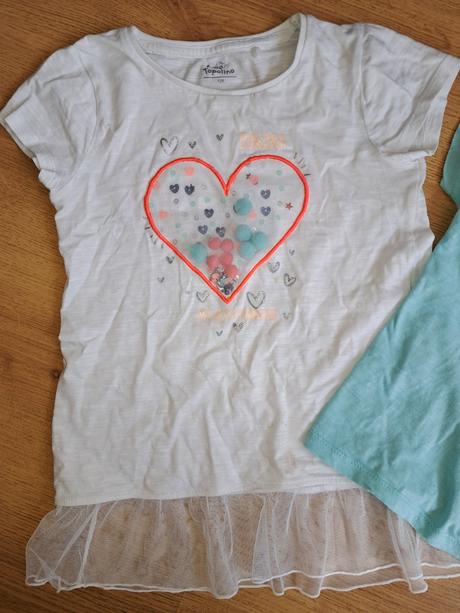3x tričko v.122/128, topolino,122