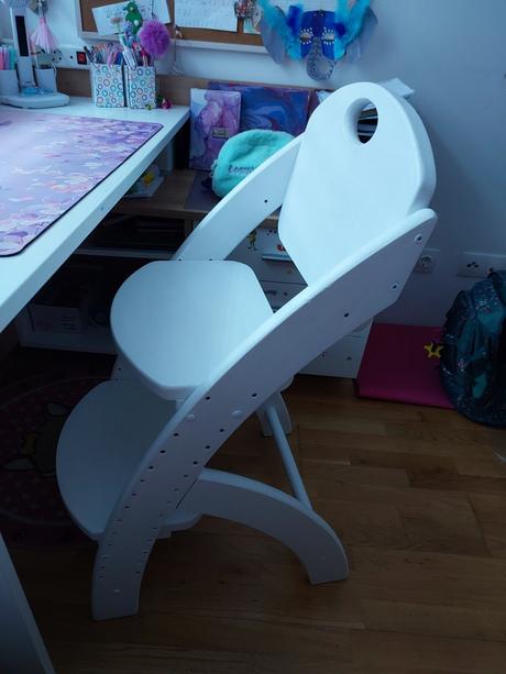 Detská rastúca stolička z masívu - domestav, 