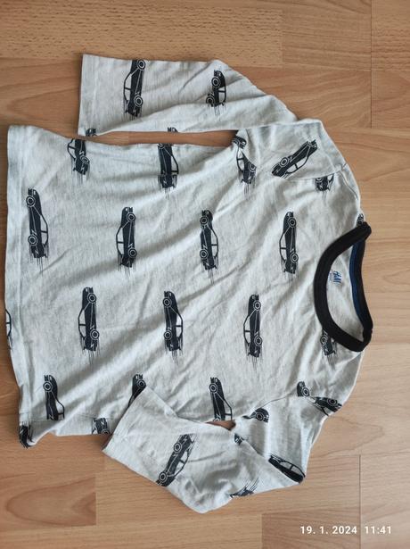 Tričko dlhý rukáv pre chlapca, h&m,110