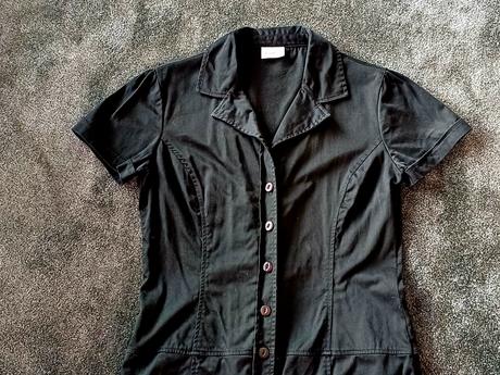 Jednoducha krasne cierne saty v.38, 38