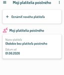 Obdobie bez platiteľa poistného vo VšZP aplikácii
