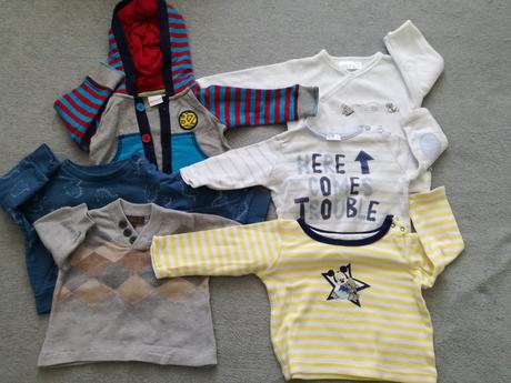 Mix set 6ks triciek/mikina,svetrik0-3mes, 50–62