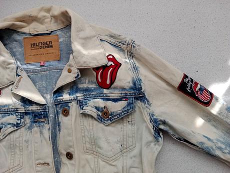 Riflova bunda rolling stones, tommy hilfiger,m