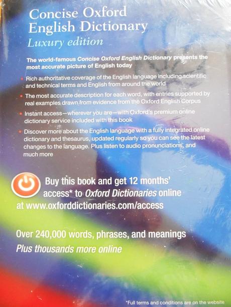 Oxford anglický výkladový slovník, 