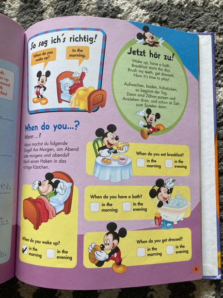 Disney's magic english mit cd my day mein tag, 