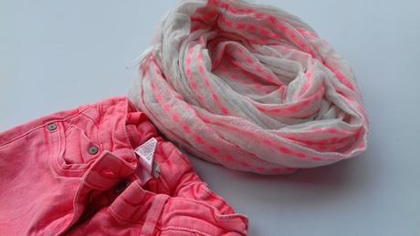 H&m neon šal šatka tunel, h&m,116