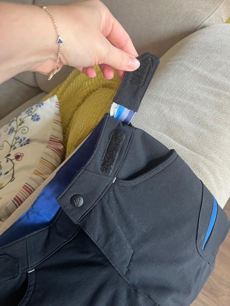 Softsheelove turistické nepremokave nohavice, quechua,128