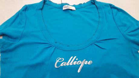 Modré tričko calliope, l