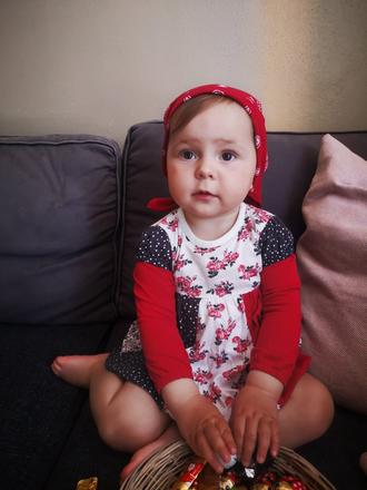 Folklórne šaty, topolino,80