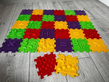 Ortopedicke masazne puzzle cisla,