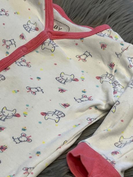 Dievčenský overal vzorovaný (74), baby,74