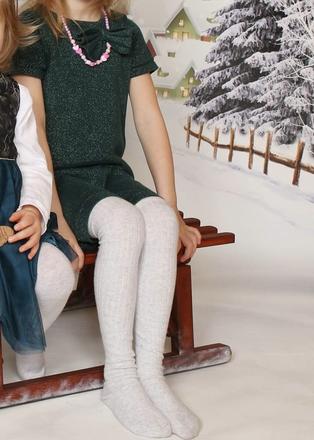 Tmavozelene trblietave saty h&m 110/116, h&m,110
