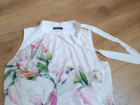 Biela bluzka s kvetmi orsay xs, orsay,xs