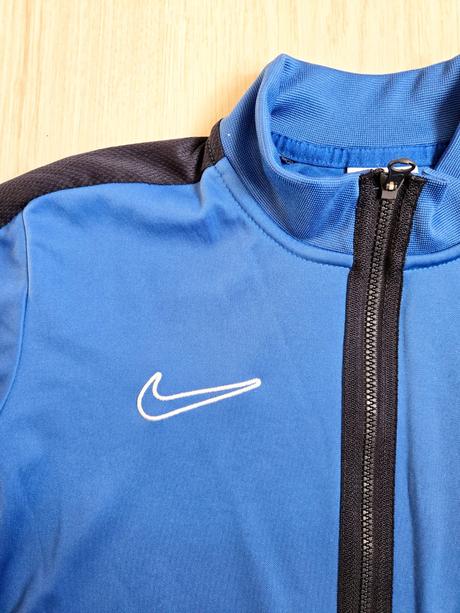 Športová modrá ľahká mikina vhodná na tréning, nike,146