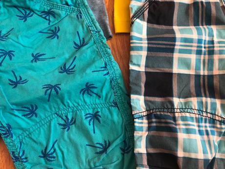 Tričká a trištvrťové nohavice, cena spolu, 104–116