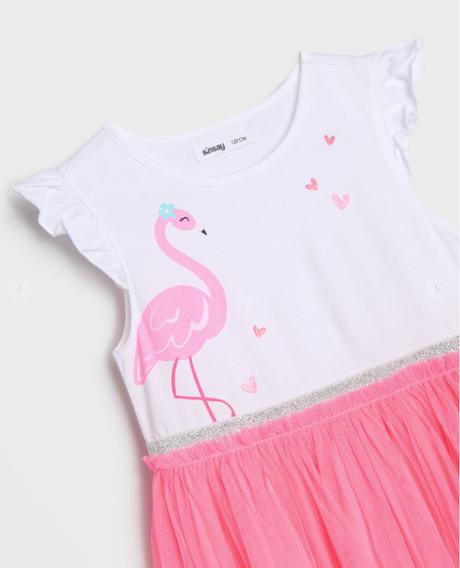 Šaty s plameniakom, sinsay,116