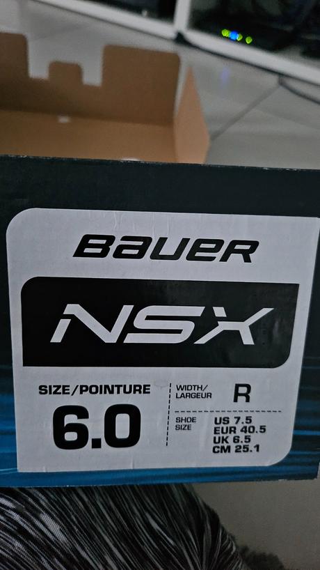 Bauer nsx korcule na lad, vel.40,5, bauer,40