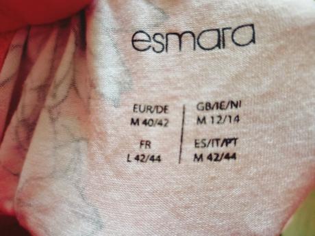 Tričko s dlhým rukávom, esmara,40