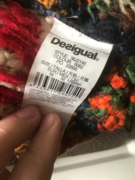 Svetrik upletovy, krasny, vel. m, zn. desigual, desigual,m