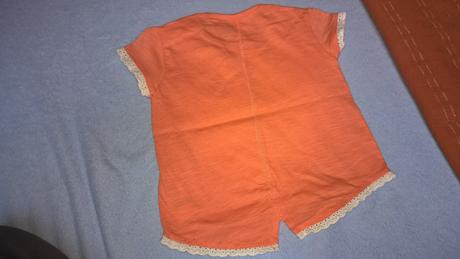 Tričko s krajkovým srdiečkom, f&f,68