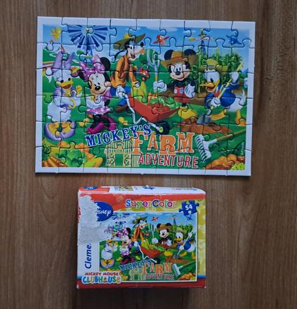 Puzzle mini disney "mickey's farm",