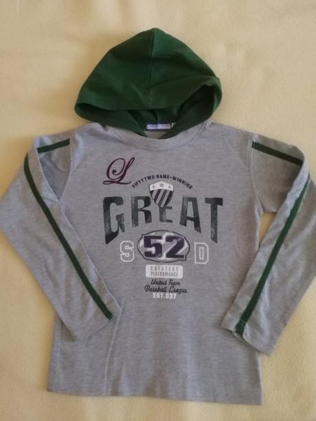 Tričko s kapucňou, 128