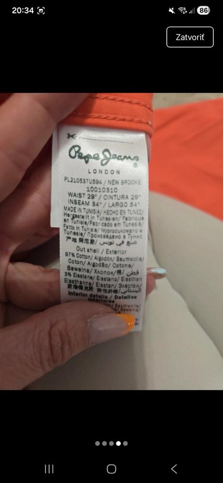 Pepe jeans nohavice, pepe jeans,m