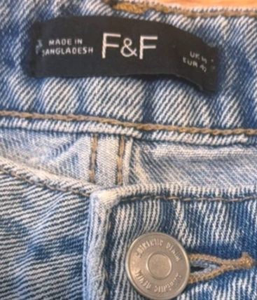 Džínsové bermudy, f&f,xl