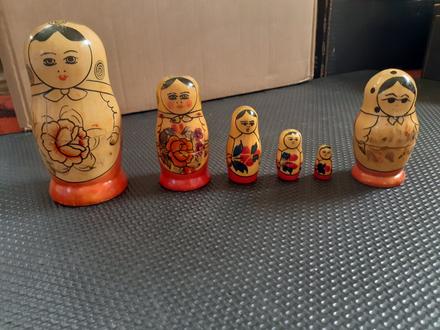 Matriošky ruské drevené bábiky, 