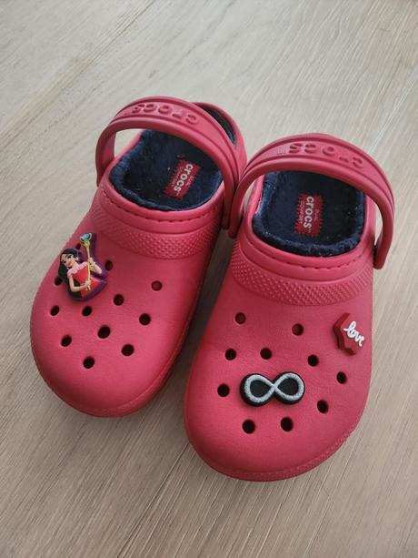 Červené crocs zateplené 29/30, crocs,29